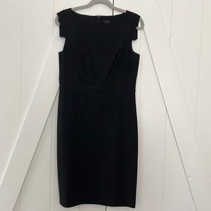 Black fitted dress